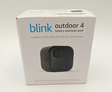 Blink Outdoor 4 Battery Extension Pack with 4 AA Batteries - Black