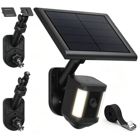 2 in 1 Wall/Pole Mount for Ring Cameras and Solar Panels, Adjustable Angle Mo...