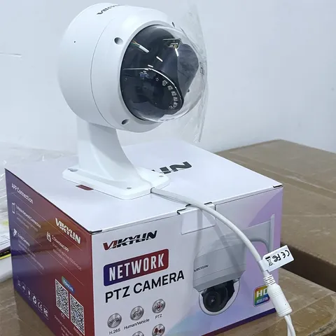 Vikylin 8MP 5X ZOOM PTZ Camera Night Vision POE Camera 2.7 to 13.5mm 2-Way Talk