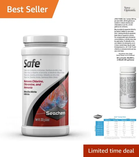 50g Aquarium Conditioner - Safe, Concentrated Solution for Healthy Fish Habitat