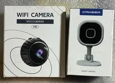 WiFi IP/Network Indoor Wireless HD Night Vision Two-Way Audio Camera, Black