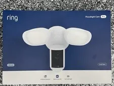 Ring Floodlight Cam Pro Wired 2nd Gen Retinal 4K - White - BRAND NEW SEALED