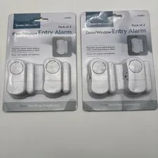 2 - Bunker Hill Security Door / Window Entry Alarm 2 Pack of 2  94983 New Sealed