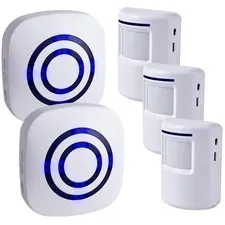 Home Security Doorbell - Wireless Driveway Alarm, 100m Range