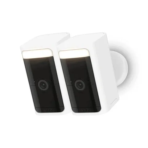 Wyze Battery Cam Pro Wireless Security Camera 2-Pack, 2K HD Color Night Vision
