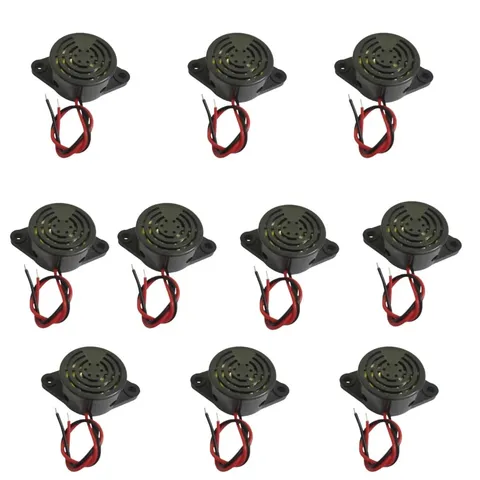 UPEYXDQR DC 3-24V 90dB Active Piezo Electronic Buzzer Beep Tone Alarm Ringer ...