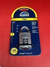 Squire Vulcan Long Shackle Combi Padlock 40mm Master lock #m6