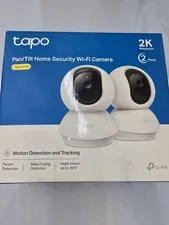 Tapo Tapo C210 2K Wi-Fi Pan/Tilt Indoor Security Cameras 2-Pack Night Vision
