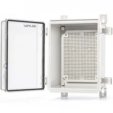 QILIPSU Outdoor WiFi Enclosure, 8.6"x6.7"x4.3" CC, Clear Cover 