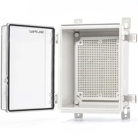 QILIPSU Outdoor WiFi Enclosure, 8.6"x6.7"x4.3" CC, Clear Cover 