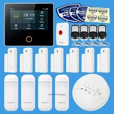 HOMSECUR Intruder System Home Office Security Alarm System Wireless WIFI 4G LCD