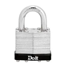 Do it Laminated Steel 1-1/2" Pin Tumbler Padlock 1803DDIB SIM Supply, Inc.