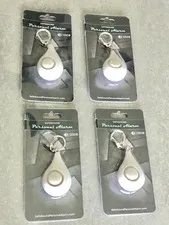 LOT OF 4 Safesound KEY ALARM Personal  Self-Defense Siren 125 Decibels Keychains