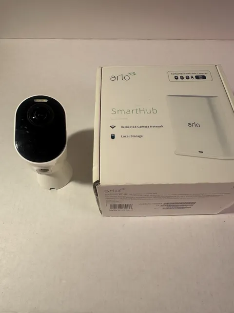 Arlo Ultra 2 Camera + Hub + 2 Batteries Charger 25ft Cable Bundle