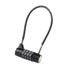 4 Digit Combination Padlock Cable Lock Security Sturdy Practical Multipurpose