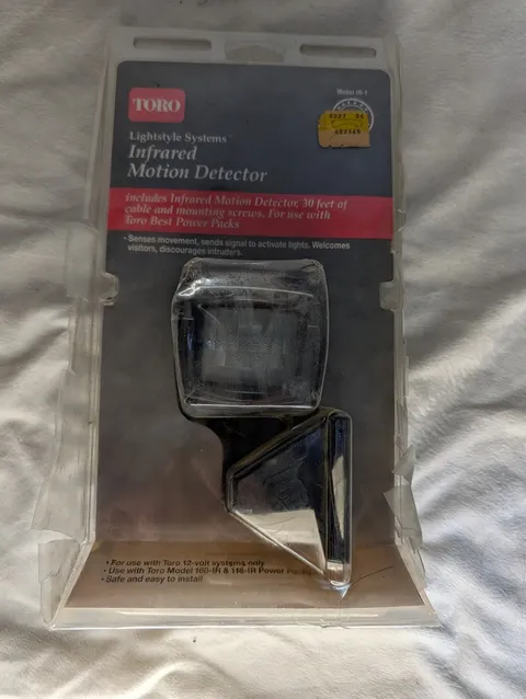 Toro Lightstyle Systems Infrared Motion Detector Model IR-1 New