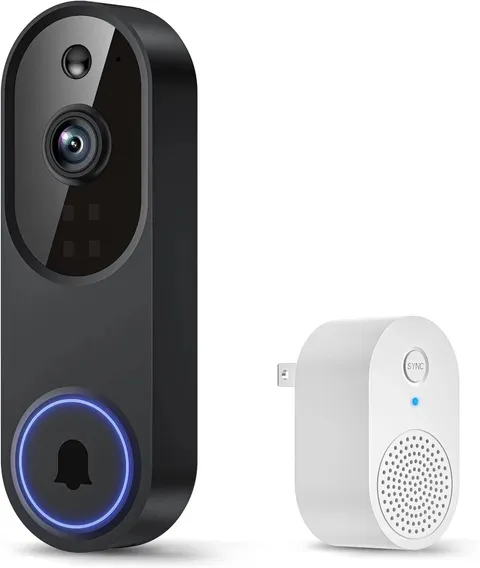 WiFi Ring Doorbell 1080P HD Security Camera Wireless Door Bell Camera With Chime