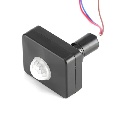 Black PIR Switch Infrared Motion Lighting Sensor Detector Wall Pavement Switch