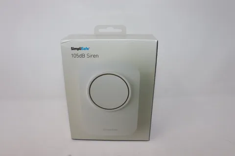 SimpliSafe 105dB Auxiliary Siren Compatible w/ Gen 3 Home Security System NEW
