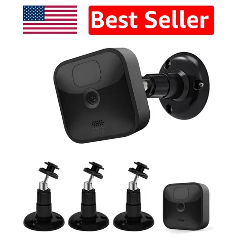 Blink Outdoor Camera Mount - 360° Adjustable 3-Pack Bracket for All Blink Models