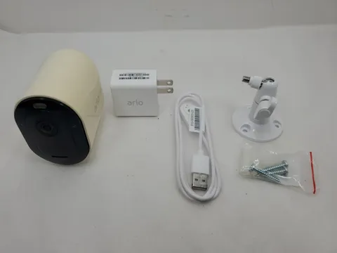 Arlo Pro 4 XL Security Camera VMC4041P Working Condition But Faded Needs Battery