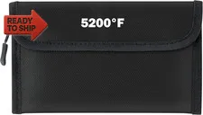 Fireproof Waterproof Document Bag - 5200°F Water Resistant Fire Proof Money Bag