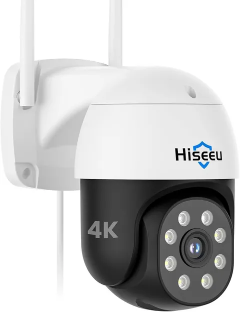 Hiseeu 4K 8MP Security Camera Outdoor Wireless WiFi Home Surveillance System