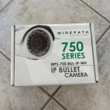 Wirepath 750 Series IP Bullet Camera Wired Color White WPS-750-BUL-IP-WH