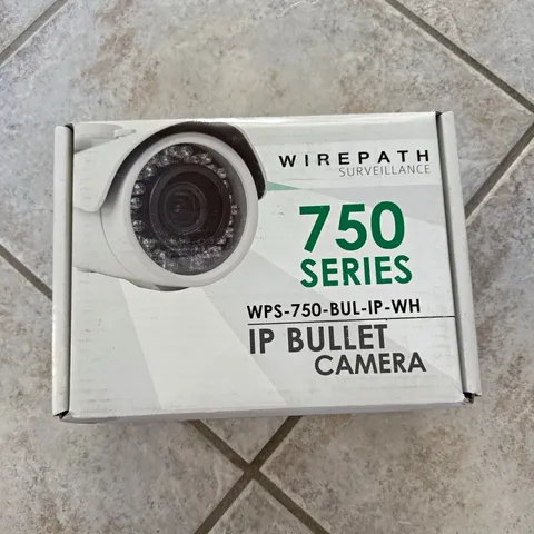 Wirepath 750 Series IP Bullet Camera Wired Color White WPS-750-BUL-IP-WH