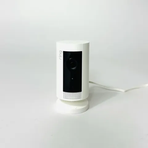 Ring Stick Up Cam White Indoor Outdoor Home Security Night Vision