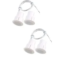 2 Sets Magnetic Reed Switch RC-36 NC Recessed Wired Door Window Alarm, with L...