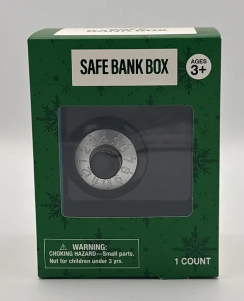 FESTiVE VOiCE™ SAFE BANK BOX This item is a Coded Lock, No Key Needed