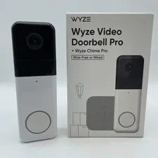 Wyze Video Doorbell Pro Doorbell Camera Black/White WWDPC