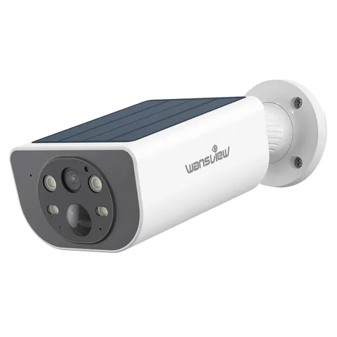 Wansview Wireless 3MP Solar Security Camera Battery WiFi Outdoor 2 Way Audio IR