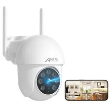 ANRAN 3K/5MP WiFi Security Camera 360° PTZ Color Night Vision Dual Band