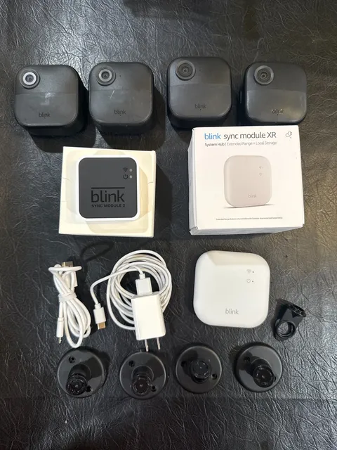 Blink Outdoor 4 1080p Wi-Fi Outdoor 4-Camera Security System