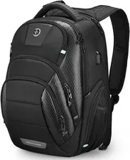 Design Men'S 17 Inch Laptop Backpack with Apple Find My Network and USB Charging