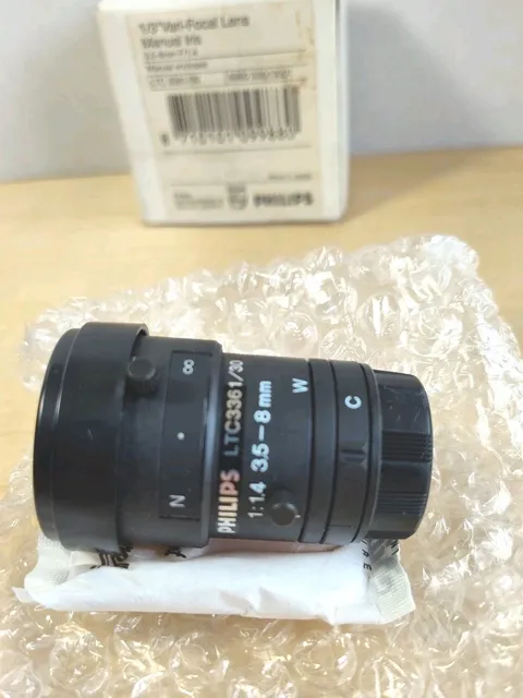 PHILIPS LTC3361/30 3.5-8mm F1.4 Manual Iris CCTV Lens  - NEW