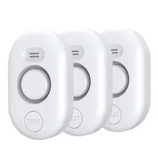 METAK Water Leak Detector 3 Sensors White