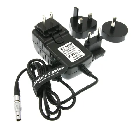 2 Pin Male to Universal AC with UK EU AU US Plugs Adapter Converter Power Cab...