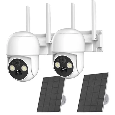 4MP Battery Solar Security Camera WiFi 360 Pan/Tilt WiFi Home Security Cameras