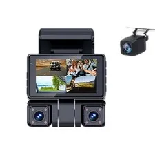 3in 2.5K 4 Lens Dash Cam WIFI Car DVR Video Recorder Parking Monitor MICRO USB