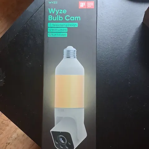 Wyze Bulb Cam 2K Wi-Fi Bulb Camera, Color Night Vision, 2-Way Audio