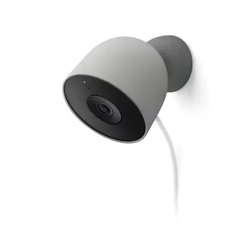 Google Nest Outdoor Smart Security Camera (Wired, 2nd Gen) - Hazel, Plug-in, New