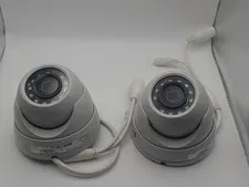 2x PE133E FLIR 3MP Fixed HD IP Weatherproof Dome Camera - USED