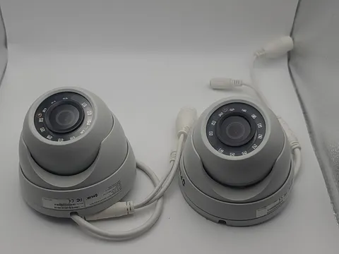 2x PE133E FLIR 3MP Fixed HD IP Weatherproof Dome Camera - USED