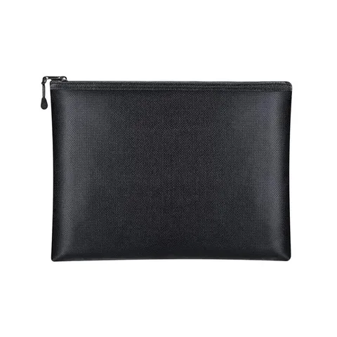 Portable Fireproof Document Bag Waterproof Fire Resistant Money Cash Pouch Safe 