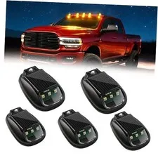 Solar Cab Lights for Truck, Upgrade Constant-ON Mode & Vibration Sensor