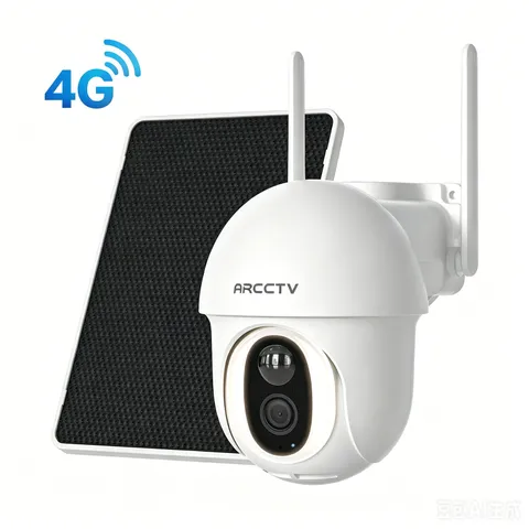 ARCCTV 4G LTE Cellular Solar Battery Wireless Security Camera Outdoor No WiFi IR