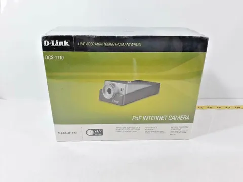 D-Link DCS-1110 10 Fast Ethernet PoE Internet Security Camera ~ Sealed 
